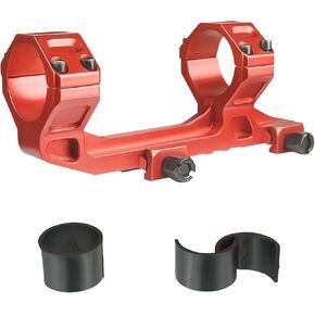 Adjustable Scope Mount 30mm or 1 Inch A/R-15 Up to 1.65" Offset Rings, Cantilever Scope Mount 30mm Lightweight Hollow Offset Dual Ring Scope Mount