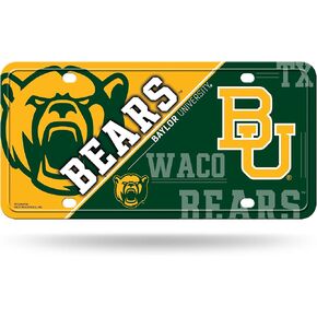 Rico Industries NCAA Unisex-Adult Metal License Plate Tag