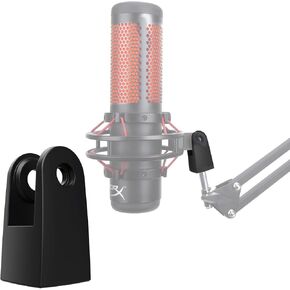 SUNMON HyperX QuadCast Microphone Mount Adapter for Hyper x QuadCast, Replacement Kit for HyperX QuadCast S Mount Adapter，Mic Arm Adapter for 3/8 "HyperX QuadCast Boom Arm