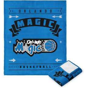 Northwest NBA Orlando Magic Silk Touch Throw Blanket, 50" x 60", Hardwood Classics