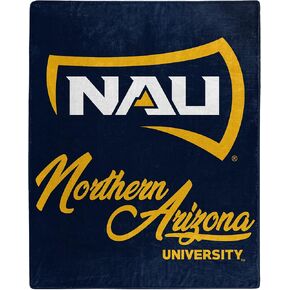Northwest NCAA Northern Arizona Lumberjacks Unisex-Adult Raschel Throw Blanket, 50" x 60", Signature