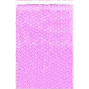 BOX USA BBOB68AS Anti-Static Bubble Pouches, 6" x 8 1/2", Pink (Pack of 650)