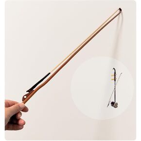 Erhu Bow Male Horse Tail Hair Purple Sandalwood Handle Copper Set Professional Qin Bow Fish Performance Instrument Accessories bowstring 紫檀木二胡弓 (B Style)
