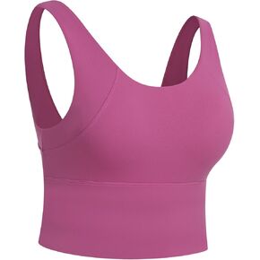 Sports Bra for Women V-Back Yoga Bra Padded Medium Support Strappy Bras Seamless High Impact Athletic Bras in Kuwait