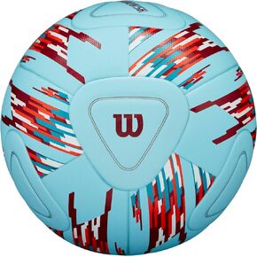 WILSON NCAA Vanquish Soccer Ball - Size 5, Blue/Red/White