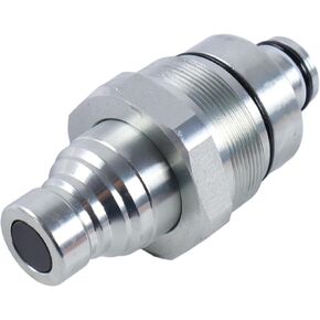 Hydraulic Male Flat Face Quick Coupler 7246799 AT406474 Compatible with Bobcat 753 763 773 863 864 S130 S150 S160 T140 T180 T190 John Deere 318E 319E 320E 323E 326E 328E 329E 332E 333E
