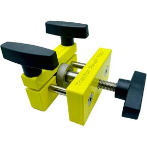 3/8" ISO 16028 Flat Face Skid Steer Female Hydraulic Quick Coupler Pressure Decompression Relief Release Tool by Tractor Relief Tool™