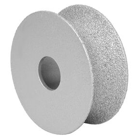 Acouto 7.3cm Brazed Grinding Wheel Concave Abrasive Wheel Stone Ceramic Glass for Half Round Grinding for Stone Marble Granite Rock Polishing (Concave Grinding Wheel 2.5)