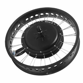 Waterproof Electric Conversion Kit, for Electric 20in Front Wheel Electric Hub Motor Kit, 48V 1500W Conversion Kit, Easy Conversion