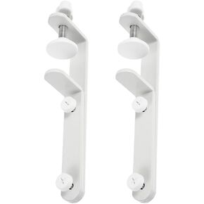 OSALADI 2pcs Pegboard Desk Bracket Pegboard Table Mount Desktop Connector Shield Holder Desk Shelf Clamp Support Pegboard Installing Tool for Garage Kitchen Home