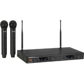 Audix AP62 OM2 Dual Handheld Wireless Microphone System for Presenters and Churches