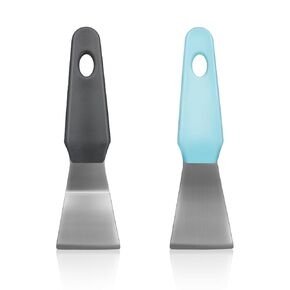 BRBASAP 2Pcs 3D Printer Scraper Set Hard Metal Spatulas for Safe Model Removal Essential Tools for 3D Printing No Damage to Build Surface Includes Professional Accessories