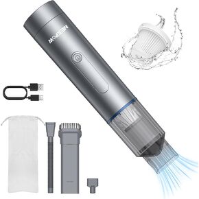 Nexpow Car Vacuum ، Protable 7000PA pracuum pracuum plicthith with High Power ، فراغ يدوي صغير مع بطارية 7500 مللي أمبير في الساعة ، فراغ كهربائي مضغوط 1.58 رطل مع 3 فوهات ومطرقة أمان