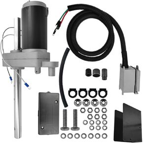 1824200100 Electric Powered Trailer Jack kit Fit for Single-Speed Square Jacks - 12000 lbs