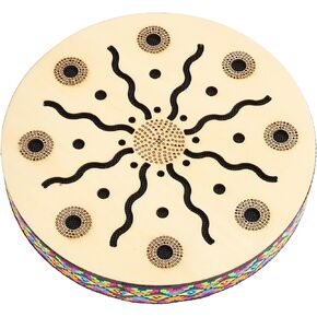 Sea Drum, Sea Drum Ocean Wave Sound 8in Portable Maple Ethnic Musical Percussion Instrument