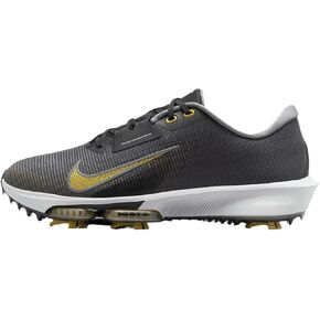 Nike Infinity Tour 2 Golf Shoes (FD0217-003, Black/Cool Grey/Pure Platinum/Infinite Gold) Size 9