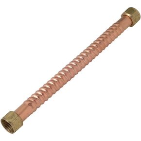 Copper Flex Water Connector 12" 3/4" Fip Bg