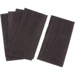 Handmade Classic Guitar Wood Headplate Head Veneer For DIY Guitar Tool Parts - Black Wood