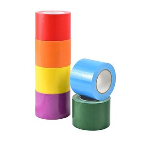 SWRT 6-Pack Rainbow Colored Duct Tape 10 Yards x 2 Inch Heavy Duty, Waterproof Color Duct Tape Tear by Hand, Strong Adhesion No Residue for DIY, Packing, Marking and Arts & Crafts