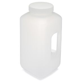 globe SCIENTIFIC INC. 7164000 Diamond Real Seal Large-Format Wide-Mouth Square Bottles