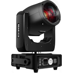 230W Beam Sharpy Moving Head Light 17 Gobos 7R Beam DMX Lights Professional Stage Lights Beam Sharpy Light 8 Prism, Strobe, DMX512 Sound Activated DJ Shows, Weddings, Stage Performances