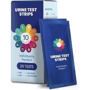 Wellness Urine Test Strips for UTI, Ketone and More (20 Pack)