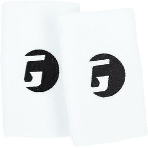 GAMMA Sports Sweatbands, Headband, Wrist Bands, Single/Double, Black/White, Superior Absorption, Athletic Wear, Pickleball, Tennis, Working Out, Running, Racquet Sports