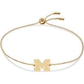 Stone Armory Bracelet Jewelry for Michigan Wolverines – Adjustable Corded Bracelet Featuring Block M – Comfortably Fits Up to a 9-Inch Wrist - Ideal Gift for Alumni, Students, Fans & Graduates