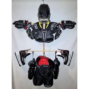 Sports Equipment Drying Rack - Hanging Hockey Gear Drying Rack - Portable - Organizes - 100% Solid Wood