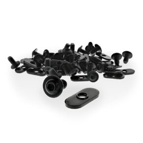 8020, 3321, 10 Series Bolt Assembly, 1/4-20 x 1/2 0.5" Flanged Button Head Socket Cap Screw (FBHSCS) with Slide-in Economy T-Nut Hardware HW Combo 80/20 (25 Pack)