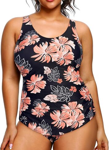 Holipick Plus Size Sarong One Piece Swimsuit for Women Tummy Control Bathing Suit Ruched Backless Swimwear in Saudi Arabia