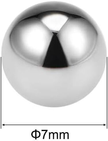 uxcell Precision Balls 6mm Solid Chrome Steel G10 for Ball Bearing Keychain Wheel 50pcs in Saudi Arabia