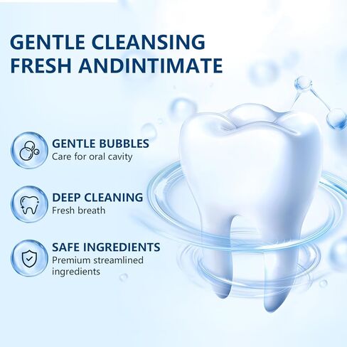 معاجين أسنان هيدروكسيباتيت 7.5% لحماية المينا وتقوية الأسنان، إصلاح النفس المنعش، تركيبة خالية من الفلورايد، أسنان حساسة بالنعناع اللطيف، الاستخدام اليومي لصحة الفم 4.23 أونصة، قطعتان in Kuwait