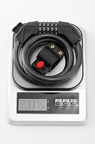 Bike Lock Cable Lock, Combination Bike Locks Heavy Duty Anti Theft Bicyle Lock Scooter Lock- Bike Accessories in Kuwait