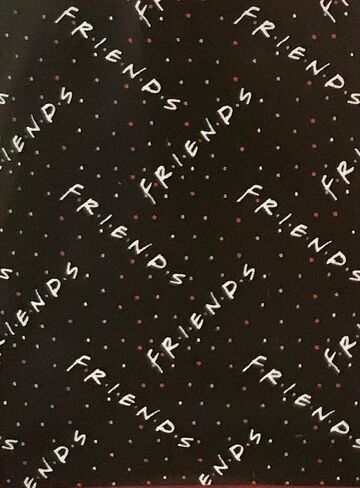 Friends Logo Black Polar Fleece Blanket in Saudi Arabia
