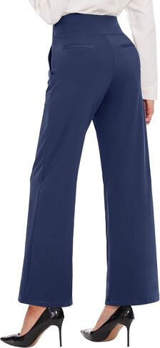 Desol Women's Yoga Pants with Pockets High Waist Straight Leg Pants Stretchy Workout Pant Tummy Control Work Pants for Women in Saudi Arabia