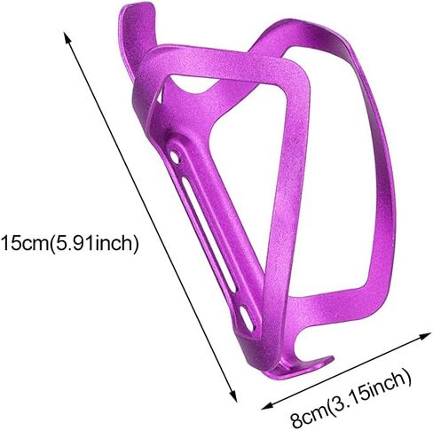 قفص زجاجة مياه للدراجة من توكي، حامل أكواب مشروبات الدراجة العالمي من سبائك الألومنيوم، باللون الأرجواني in Kuwait
