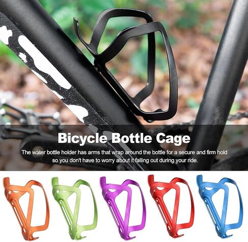 قفص زجاجة مياه للدراجة من توكي، حامل أكواب مشروبات الدراجة العالمي من سبائك الألومنيوم، باللون الأرجواني in Kuwait