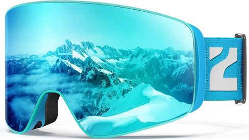 ZIONOR Ski Goggles, X12 100% OTG Snow Goggles Detachable Lens for Men Women Adult in Kuwait