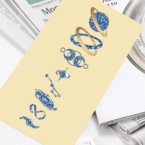 PLIGREAT 2 قطعة ملصقات ديكور الجيتار ملصق رقبة الجيتار DIY ديكور الجيتار ملصقات رمز هندسي قابل للإزالة لتزيين الجيتار الصوتي مستلزمات متجر الآلات الموسيقية الجيتار in Kuwait