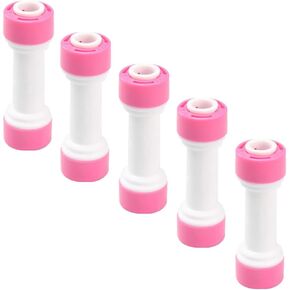 1/4 inch Quick Connect Check Valve for RO purifiers Water Reverse Osmosis System,5 PCS