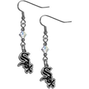 Siskiyou Sports MLB Crystal Dangle Earrings