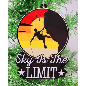 Rock Climbing Ornament - Sky is The Limit