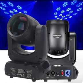 Mini LED Moving Head Light 150W Beam+Spot+ 18 Rotating Prisms Dj DMX Stage Light Effect Light Disco Dj Bar Wedding Party