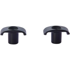 KAISH Set of 2 Stainless Steel Guitar String Guides Steel String Retainers Stainless String Trees for American Ultra/Elite/Pro series ST/TL Black