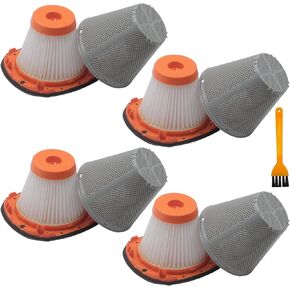 4 Pack HEPA Filters Compatible with BLACK+DECKER 20V MAX POWERCONNECT Handheld Vacuum Models BCHV001C1, BCHV001B, Fits CRAFTSMAN V20 Cordless Hand Vac CMCVH001B, Compare to Part# N900287