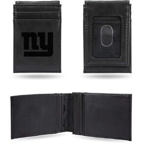 Rico Industries Laser Engraved Front Pocket Wallet, New York Giants