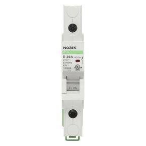 Miniature Circuit Breakers, B1N UL 489, 1P, D Curve, 0.5A, 10 kA, 240 Vac / 60 Vdc, Box Lug 1000044 B1N1D0.5