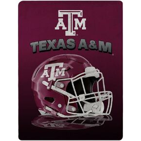 NORTHWEST NCAA Texas A&M Aggies Grids Super Plush Micro Raschel Throw, 46-inches x 60-inches, Team Colors