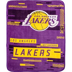 Northwest NBA Los Angeles Lakers Raschel Throw Blanket, 60" x 80", Digitize